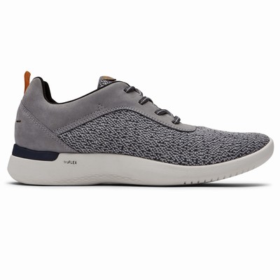 Rockport truFLEX Fly Plain Toe Turnschuhe Herren Grau WLH-681507